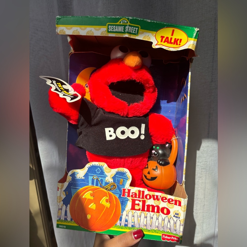 1997 Halloween Elmo Plush Toy